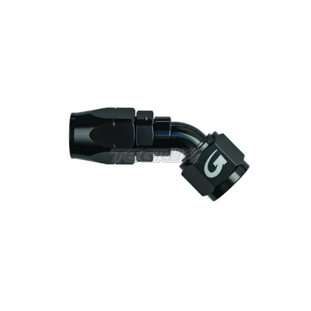 Goodridge 200 Series Reusable Cutter Fitting 45 Degree / An6 Black Hoses & Fittings