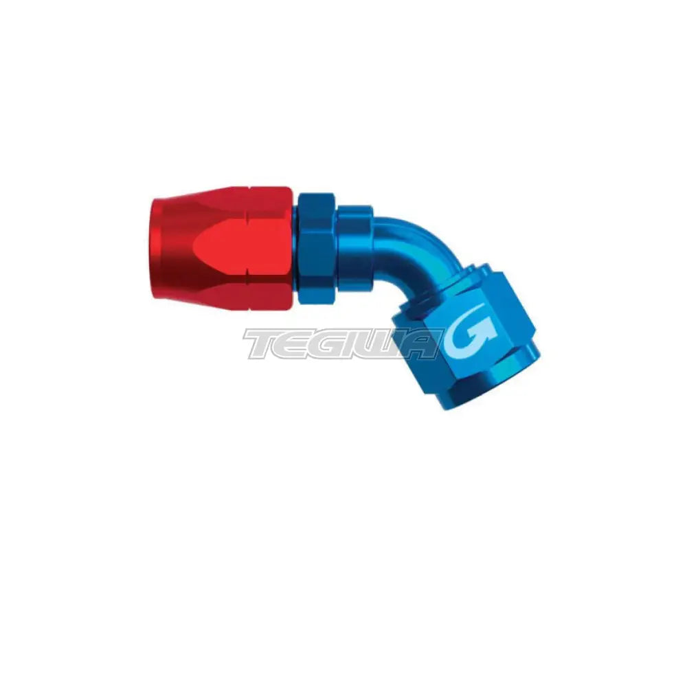 Goodridge 200 Series Reusable Cutter Fitting 60 Degree / An6 Red/Blue Hoses & Fittings