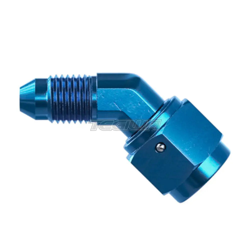 Goodridge 45 Degree Jic Male To Female Adaptor 3/8 X 24 An3 / Aluminium Hoses & Fittings