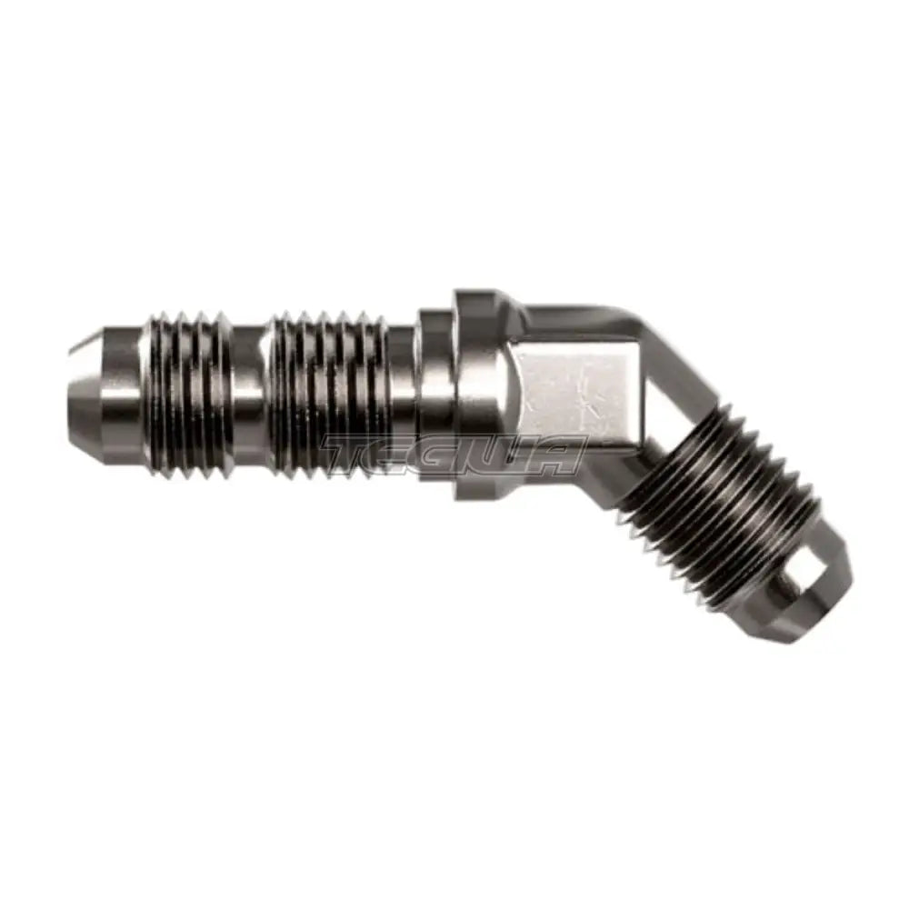 Goodridge 45 Degree Male Bulkhead Adaptor 3/8 X 24 Jic An3 / Stainless Steel Hoses & Fittings