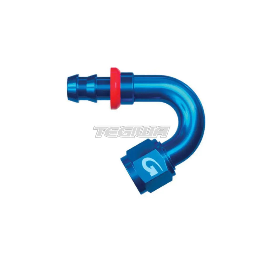 Goodridge 536 Series Rubber Hose And Push Fit Connectors 150 Degree / An4 Blue Hoses & Fittings