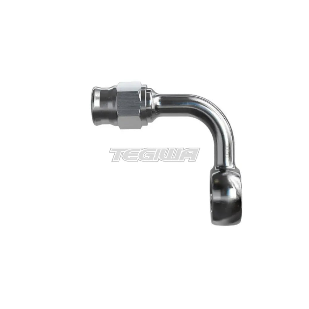 Goodridge 600 Series Reusable Banjo Fitting An3 90 Degree Extended / 10Mm Hole Chrome Brake Lines