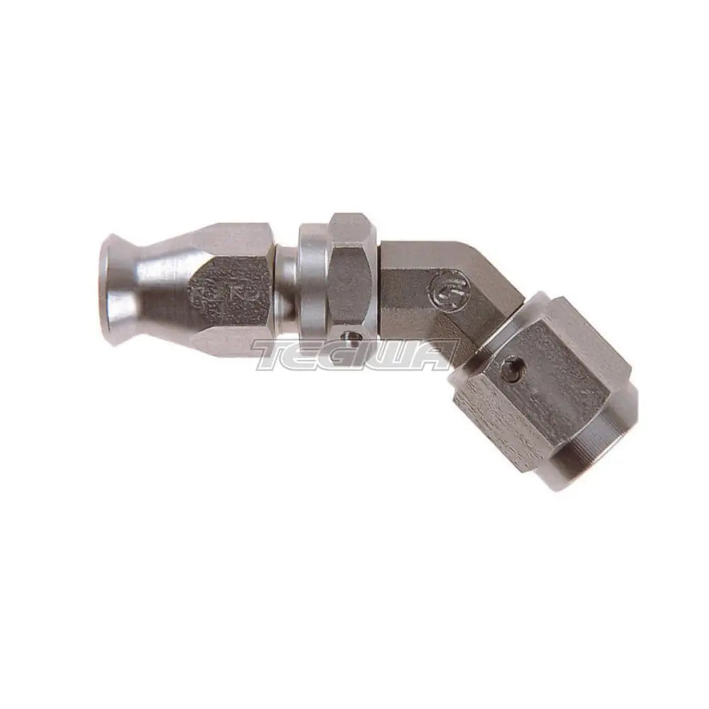 Goodridge 600 Series Reusable Hose Fitting An3 45 Degree Swivel Female / M10 X 1.0Mm Stainless