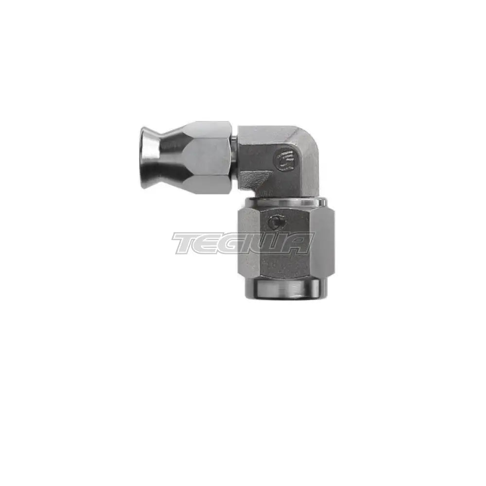 Goodridge 600 Series Reusable Hose Fitting An3 90 Degree Female / 3/8 Jic Zinc Plated Hoses &