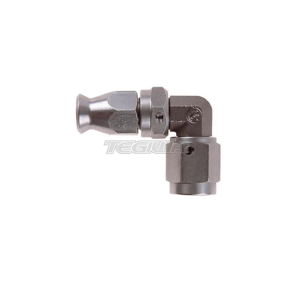 Goodridge 600 Series Reusable Hose Fitting An3 90 Degree Swivel Female / 3/8 Jic Zinc Plated Hoses