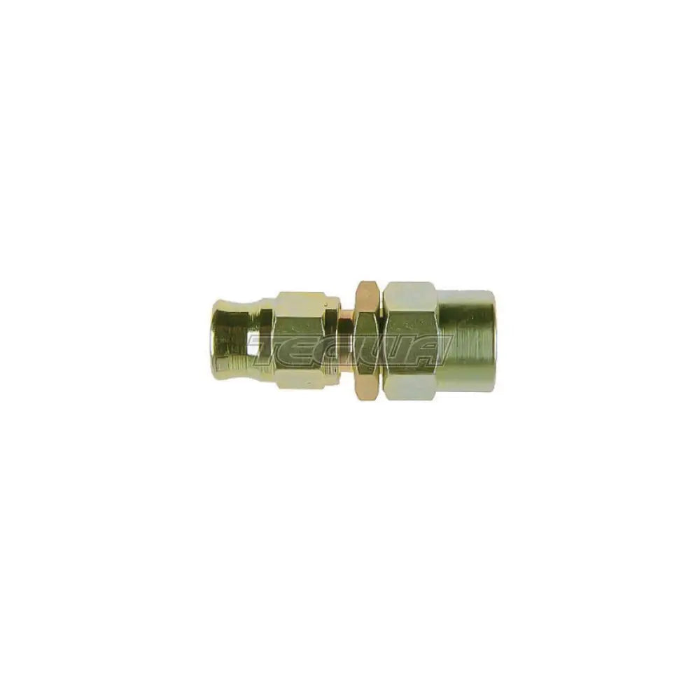 Goodridge 600 Series Reusable Hose Fitting An3 Straight Female / 1/8 Bsp Flat Seat Zinc Plated