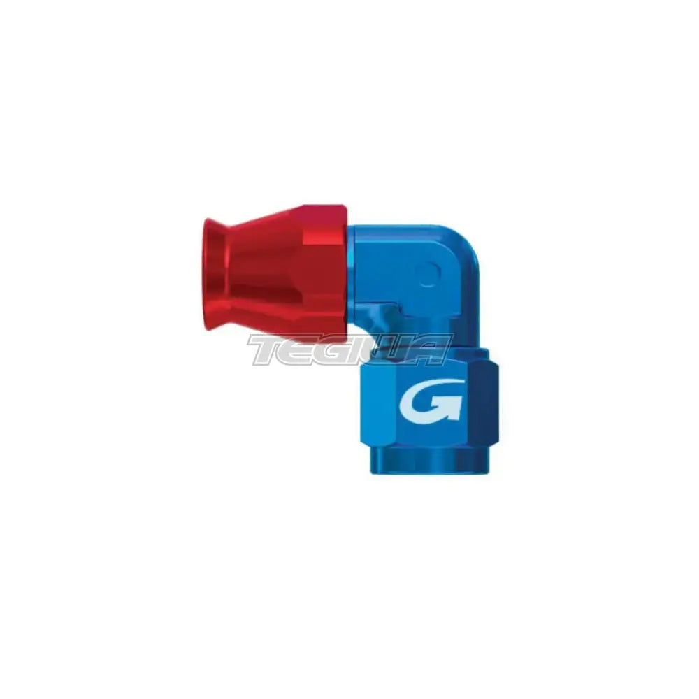 Goodridge 600 Series Reusable Hose Fitting An4 90 Degree Female / 7/16 Jic Aluminium Hoses &