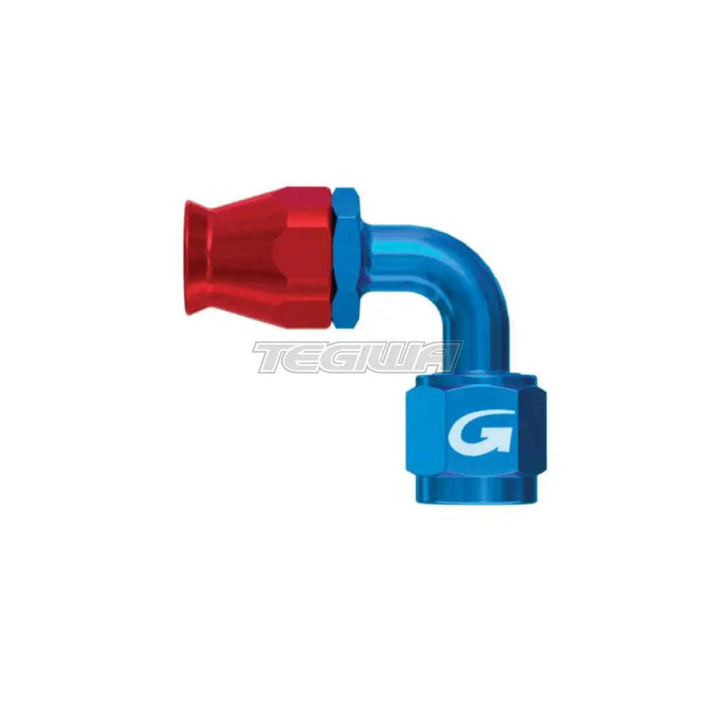 Goodridge 600 Series Reusable Hose Fitting An4 90 Degree Swept Female / 7/16 Jic Aluminium Hoses &