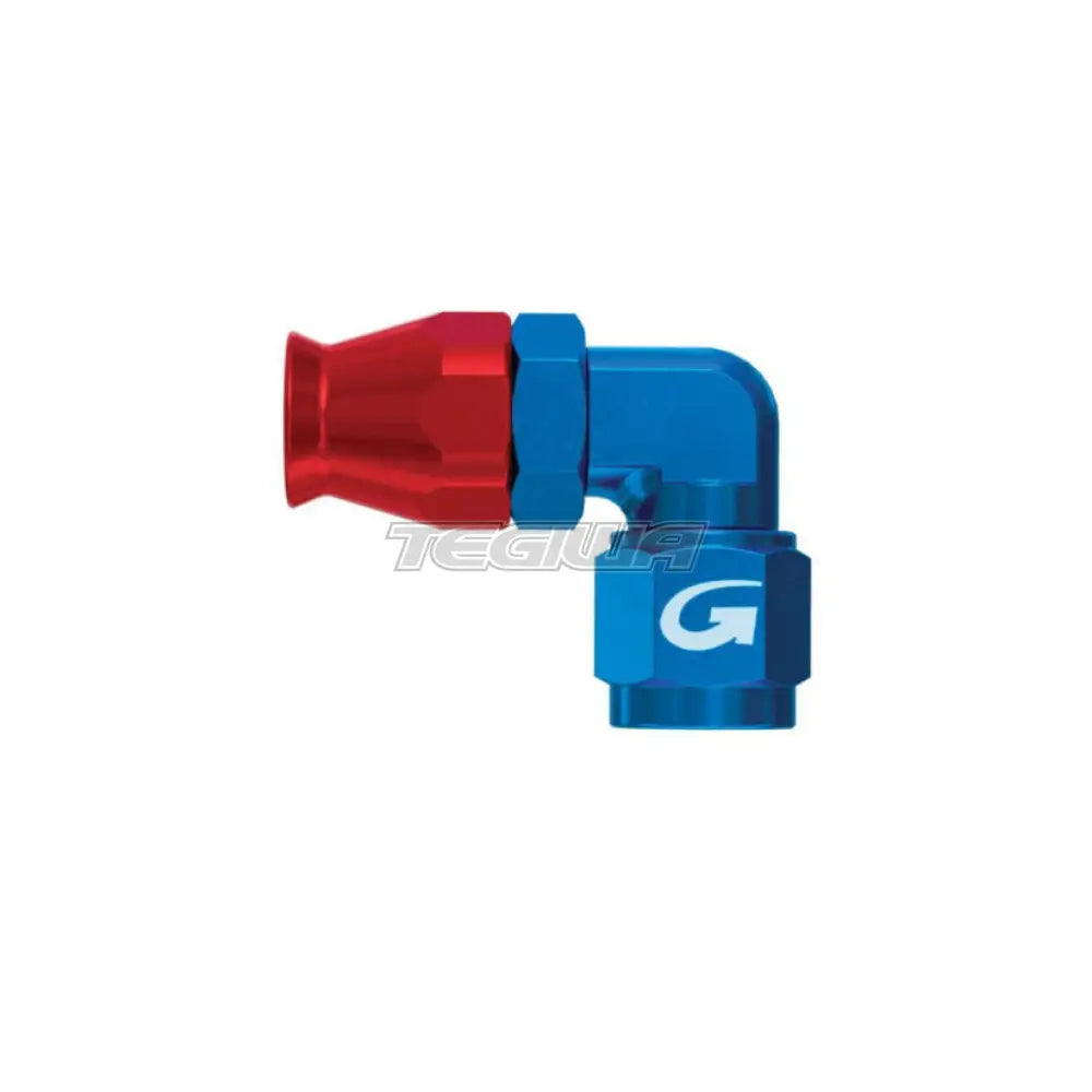 Goodridge 600 Series Reusable Hose Fitting An4 90 Degree Swivel Female / 7/16 Jic Aluminium Hoses &