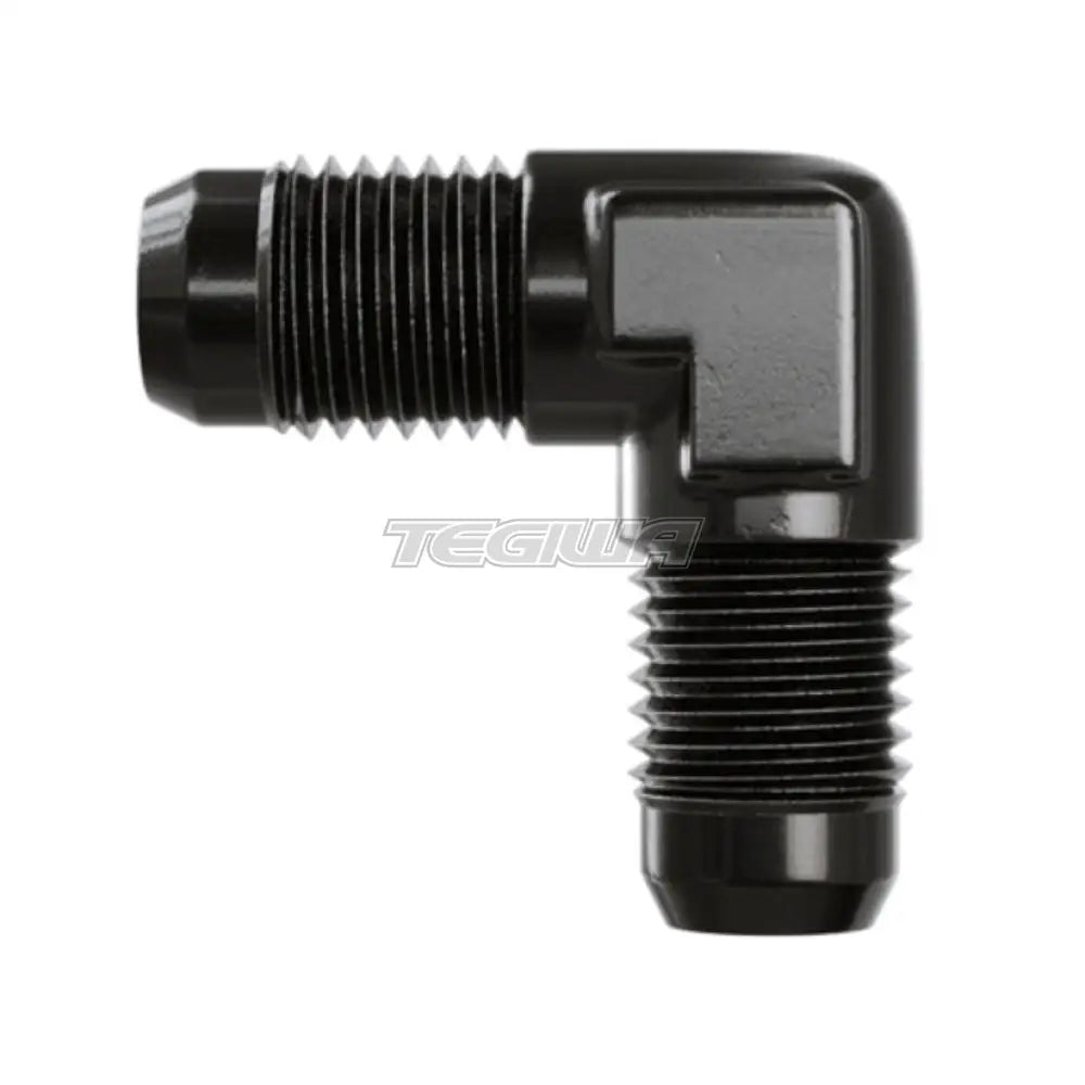 Goodridge 90 Degree Elbow Male 9/16 Jic An6 / Aluminium Black Hoses & Fittings