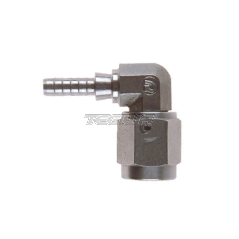 Goodridge 90 Degree Forged Female Swivel Concave Seat Crimp Metric M10 X 1.00Mm Stainless Steel