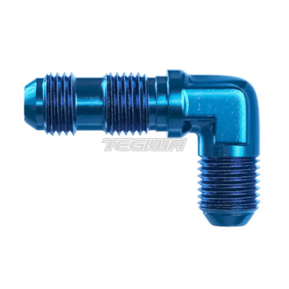 Goodridge 90 Degree Male Bulkhead Adaptor 3/8 X 24 Jic An3 / Aluminium Hoses & Fittings