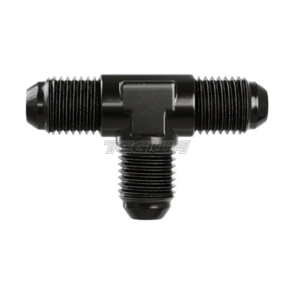 Goodridge Male Tee Adaptor 7/16 Jic An4 / Aluminium Black Hoses & Fittings