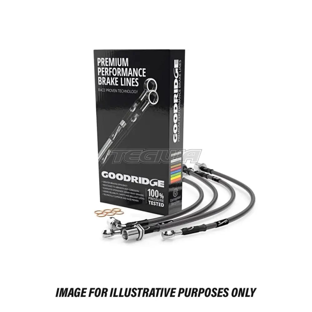 Goodridge Performance Brake Lines With Stainless Steel Fittings Daihatsu Charade 1.3 Glxi /Lxi 93-00