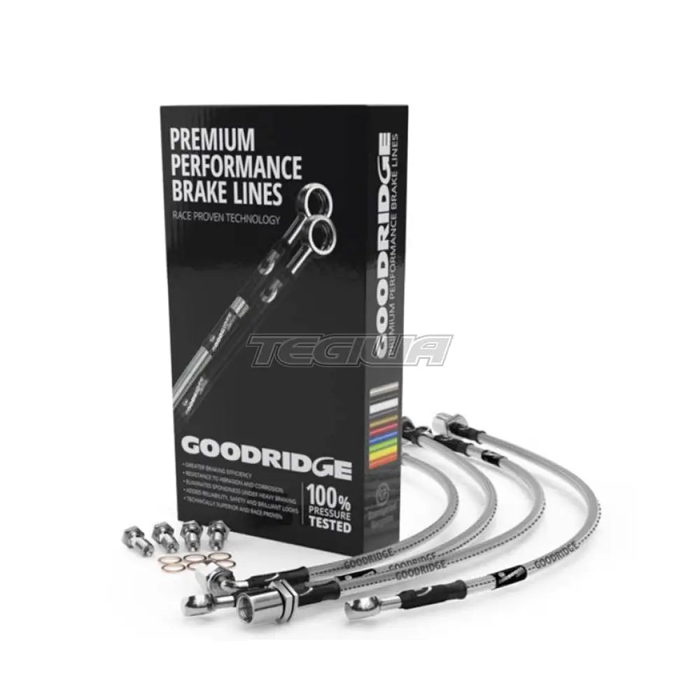 Goodridge Premium Performance Brake Line Kit Toyota Gr Yaris 20 + Plated Fittings Lines