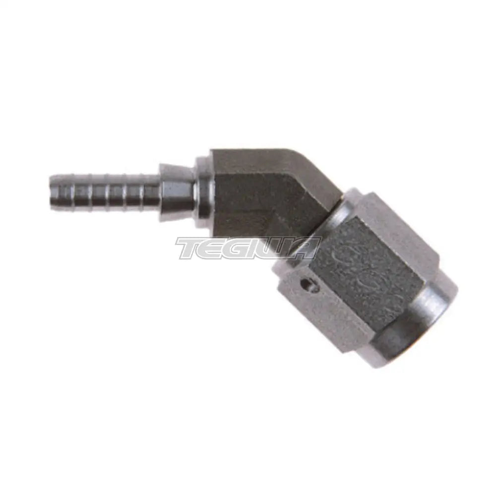 Goodridge S6045 45 Degree Forged Female Swivel Concave Seat Crimp Jic/Unf An3 Hose 3/8 Thread /