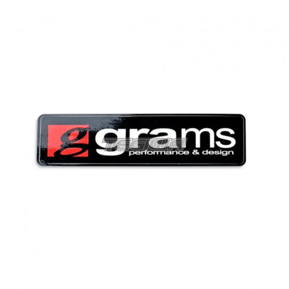 Grams Performance Decal Black 4"