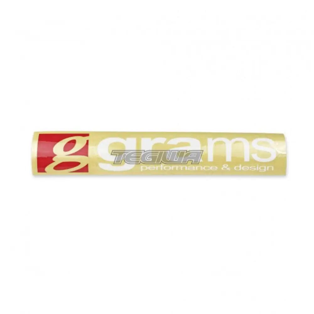 Grams Performance Die Cut 35" Logo Windscreen Decal