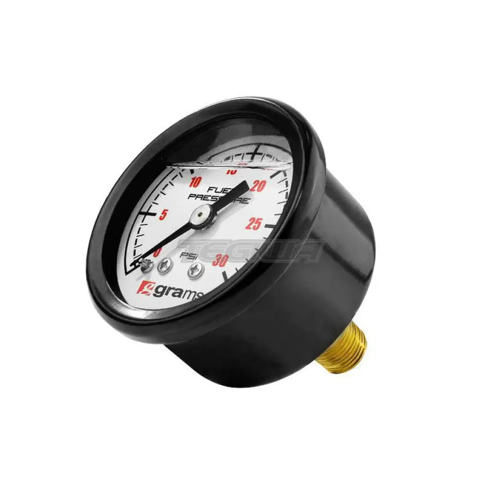 Grams Performance Fuel Pressure Gauge 30psi