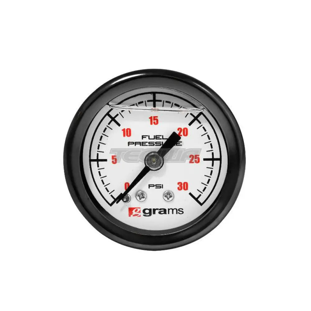 Grams Performance Fuel Pressure Gauge 30psi