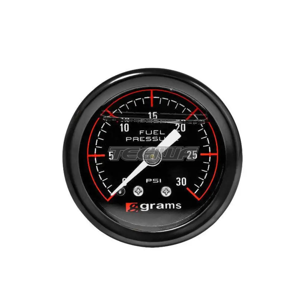 Grams Performance Fuel Pressure Gauge 30psi