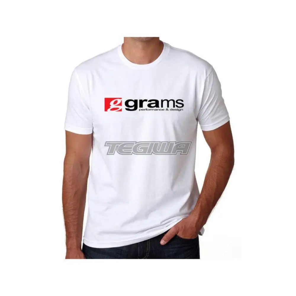 Grams Performance Logo T-Shirt White