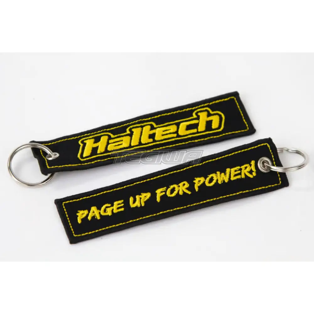 Haltech Fabric Keytag Black Lanyards Keyrings & Gifts