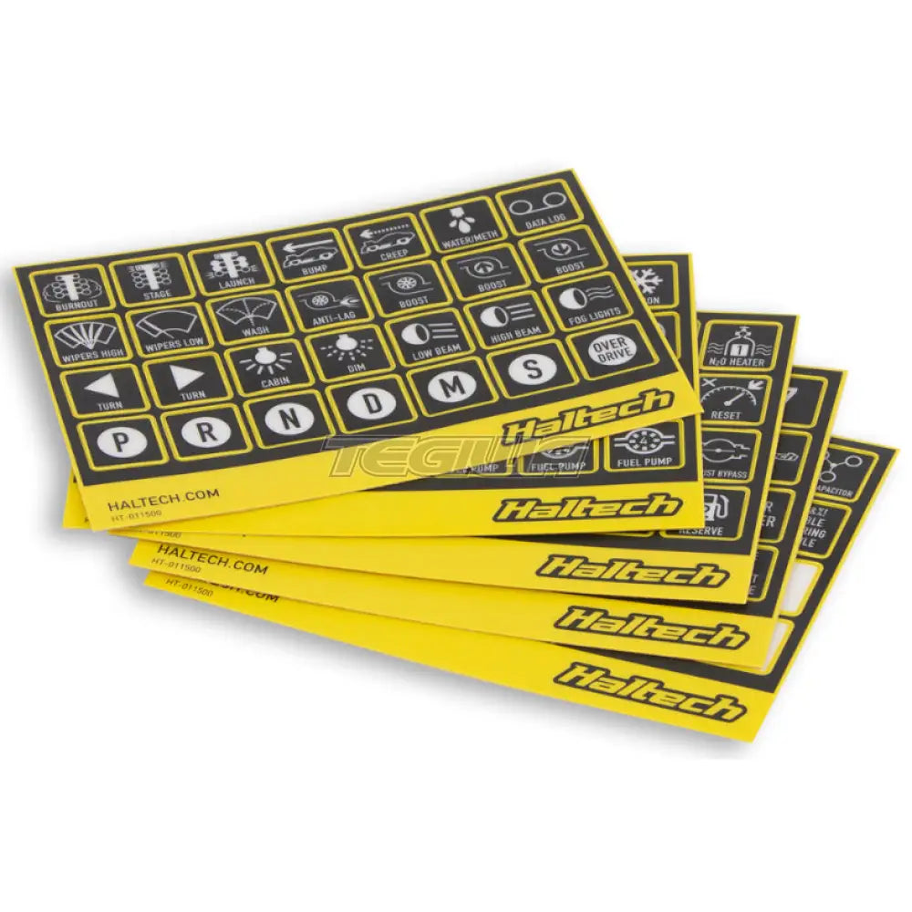 Haltech Haltech Keypad Label Set