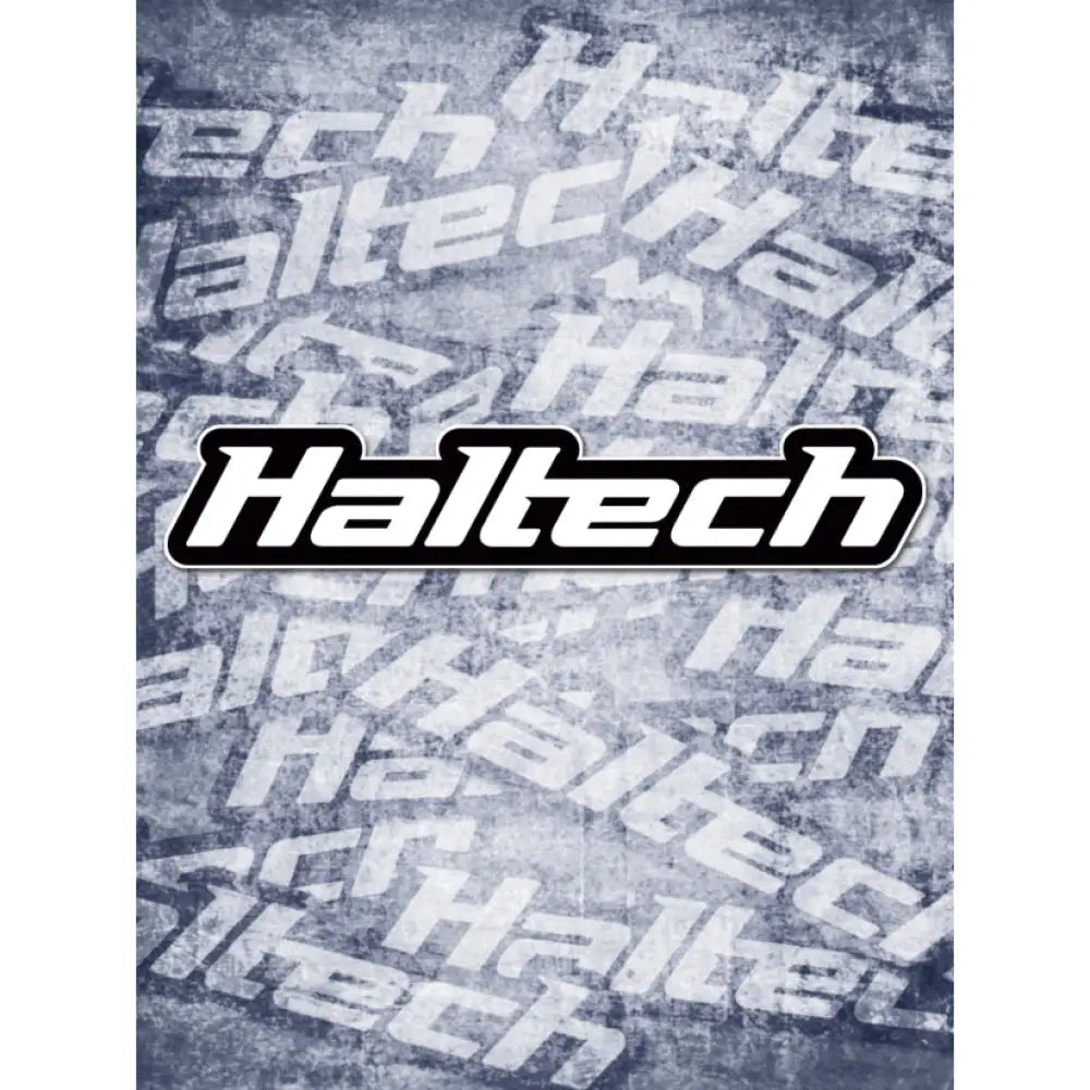 Haltech Logo Sticker Black And White Decals & Stickers