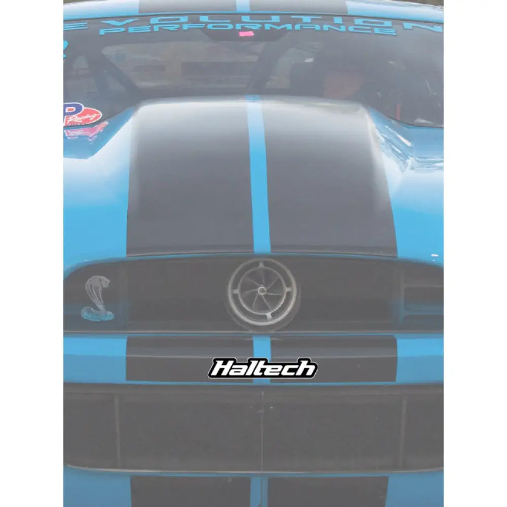 Haltech Logo Sticker Black And White Decals & Stickers