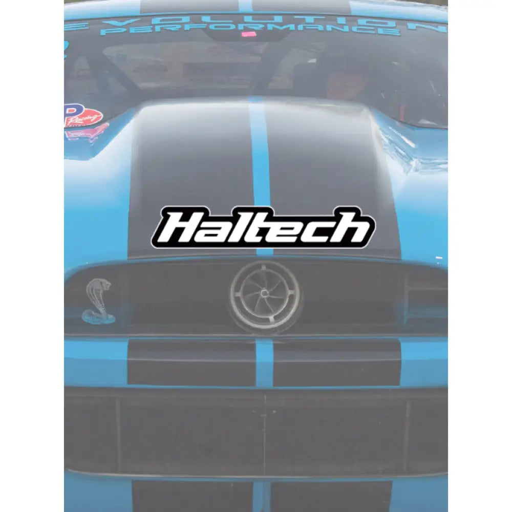 Haltech Logo Sticker Black And White Decals & Stickers