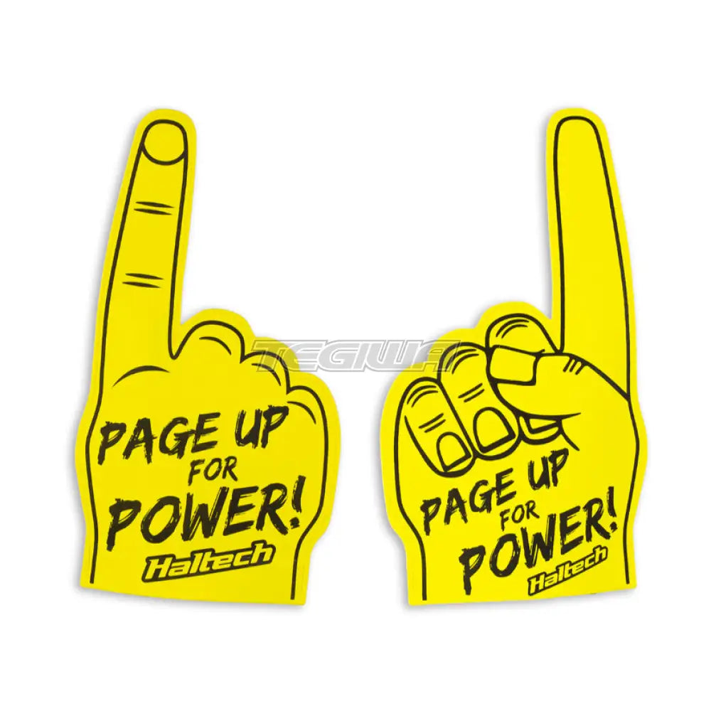 Haltech Page Up For Power Foam Finger Genuine Accessories