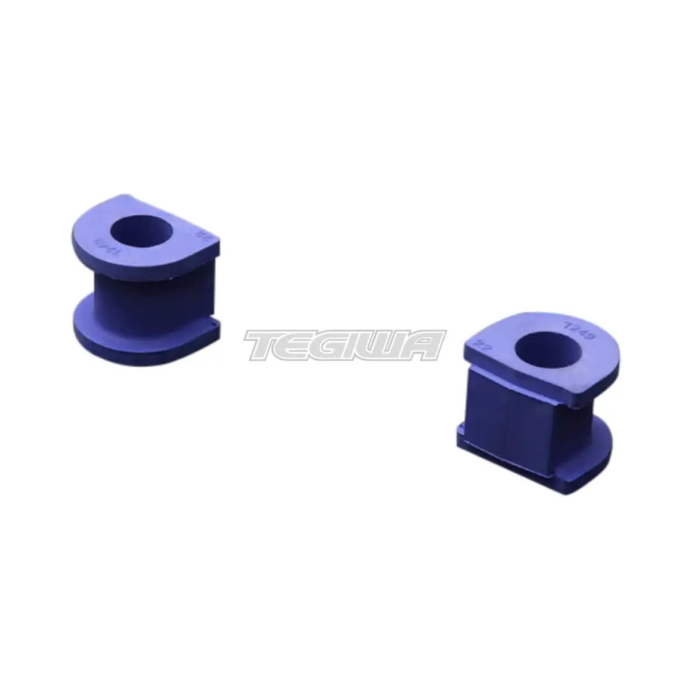 Hardrace 22Mm Hardened Front Stabilizer Bushings 2Pc Set Honda Civic EK Hx/Ex 96-00