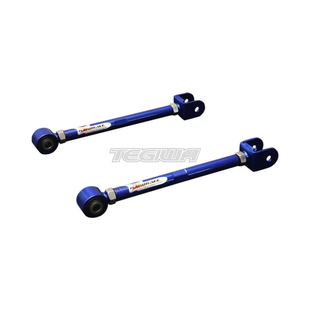 Hardrace Adjustable Rear Toe Control Arm With Hardened Rubber Bushes 2Pc Set Nissan 200Sx S13 300Zx