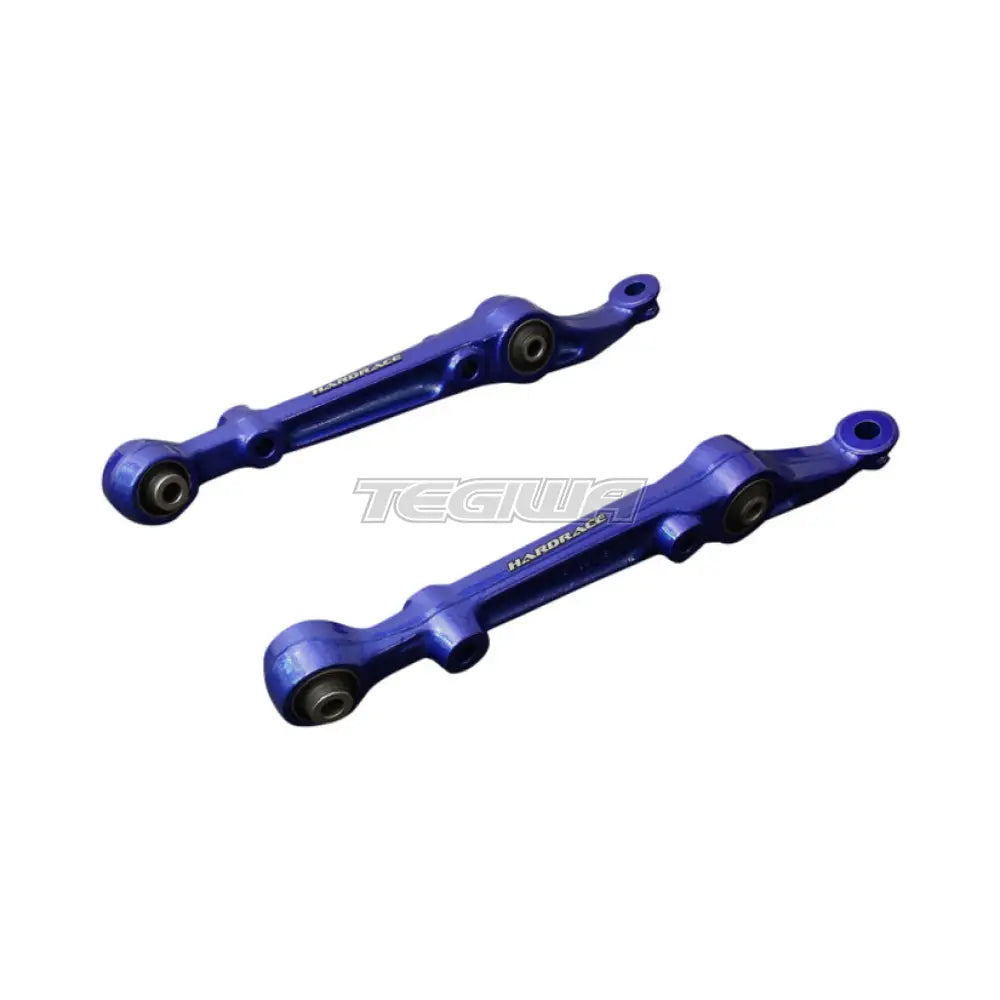 Hardrace Blue Front Lower Control Arm With Hardened Rubber Bushes 2Pc Set Honda Civic EG 92-96