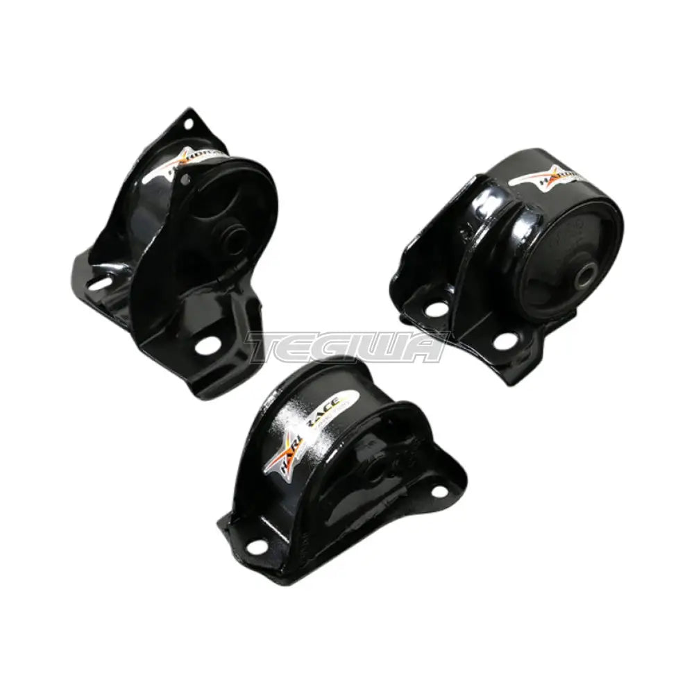 Hardrace Hardened Engine Mounts 3Pc Set Mt Without Front Mounts Honda Civic EG B16A D16Z6 92-96