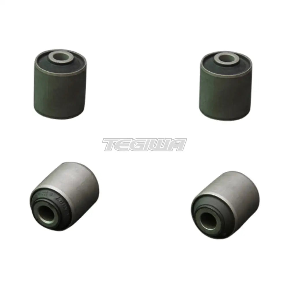 Hardrace Hardened Rubber Rear Lower Arm Bushes 4Pc Set Mitsubishi Lancer Evo 1-3 93-00