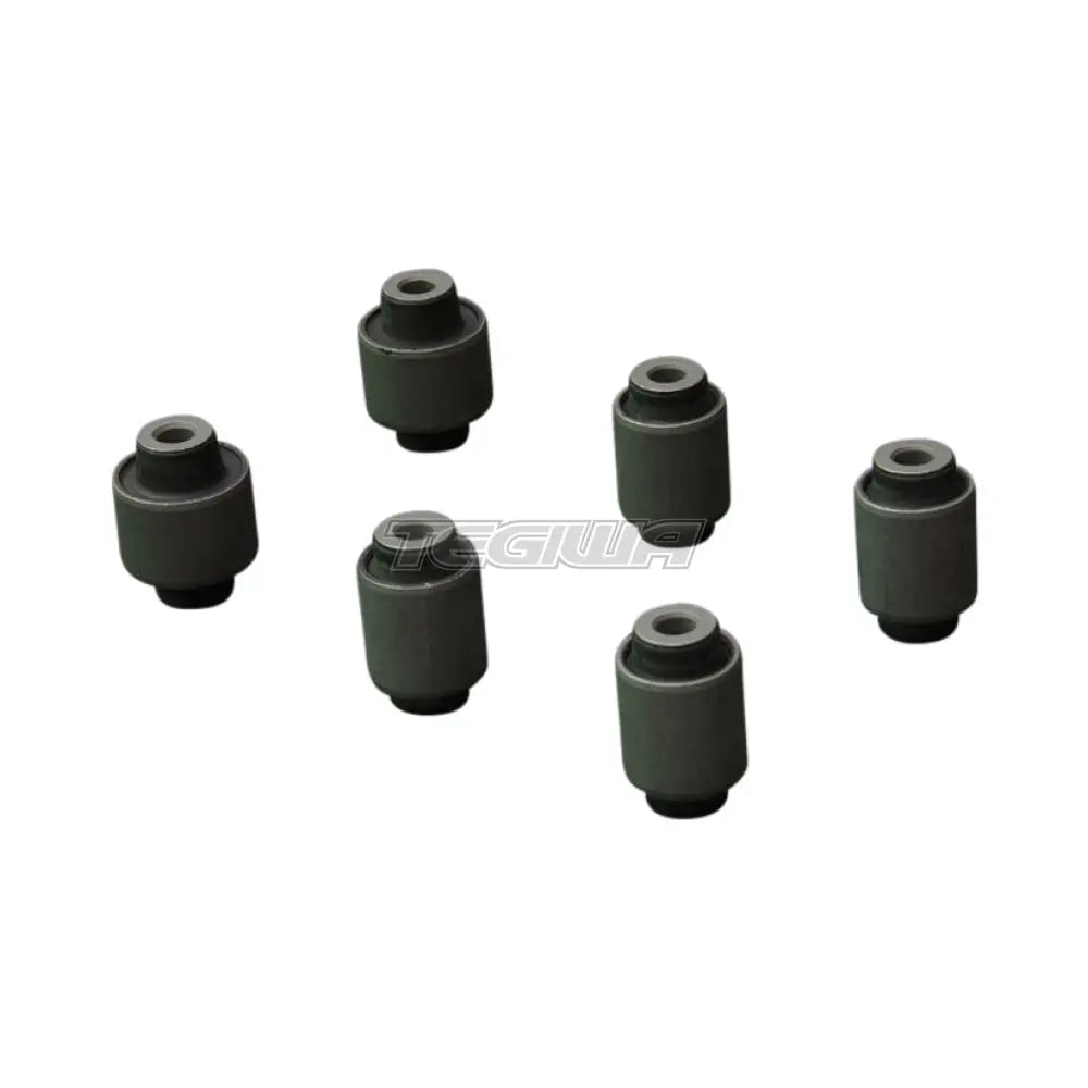 Hardrace Hardened Rubber Rear Lower Arm Bushes 6Pc Set Honda Civic EG CRX 92-96