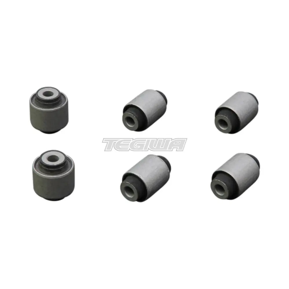 Hardrace Hardened Rubber Rear Lower Arm Bushes 6Pc Set Honda Civic EK 96-00