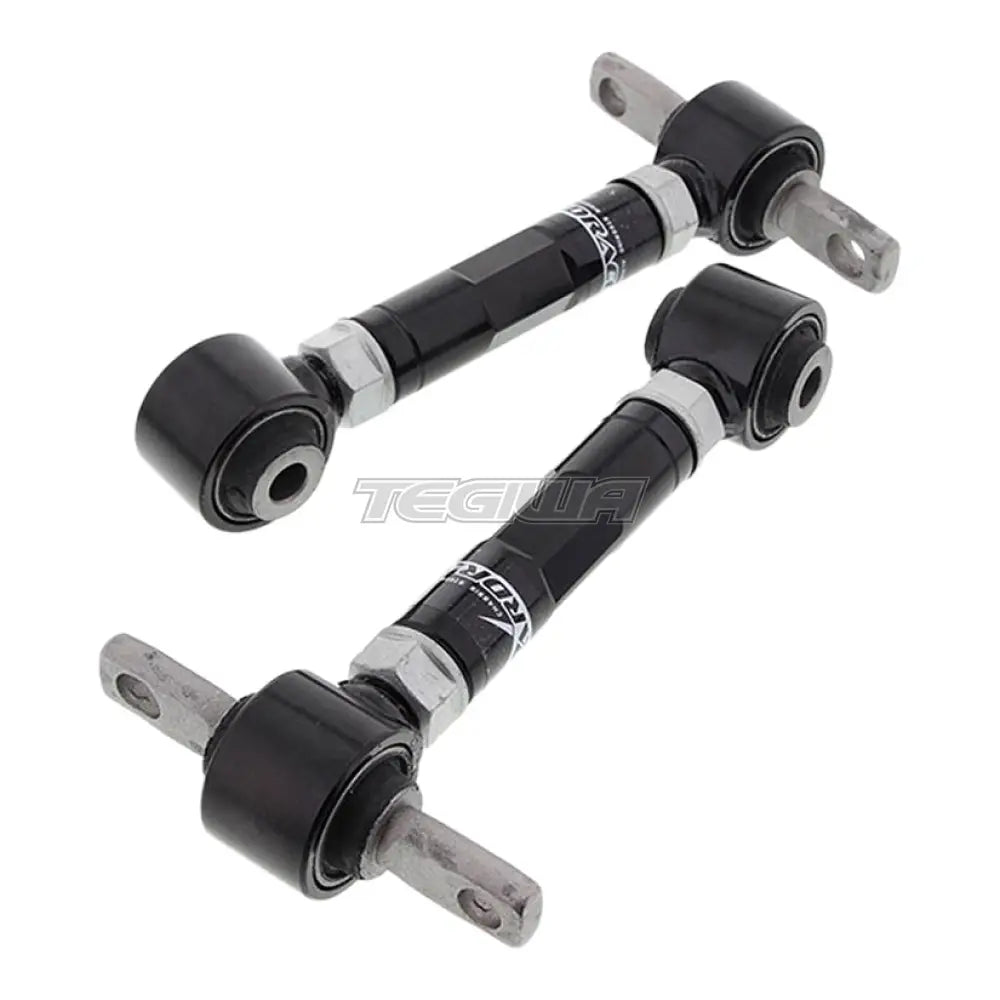 Hardrace Honda Civic EG/EK/DC2 Rear Upper Camber Kit Black - (Hardened Rubber) 2Pcs/Set - Extreme Negative Camber Use Only -4 Degree And Up