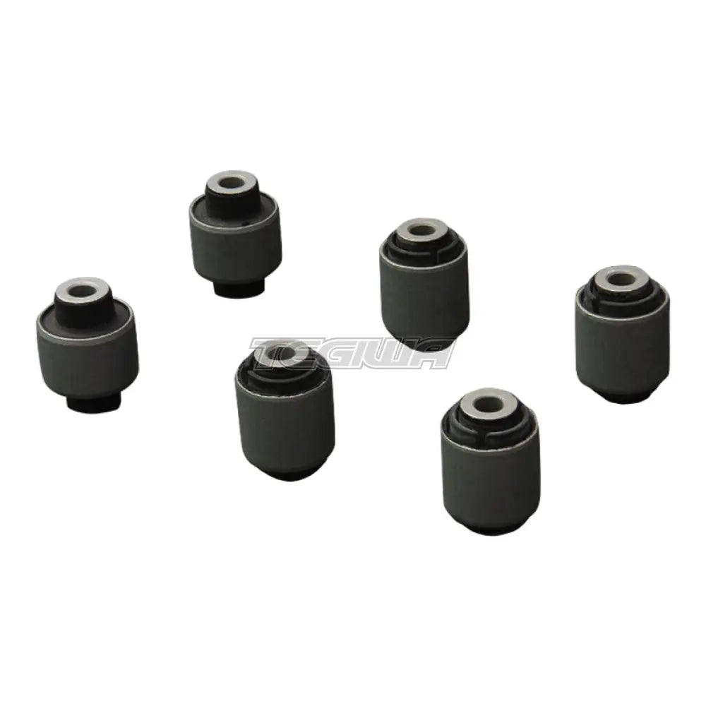 Hardrace Rear Lower Arm Bushing Harden Rubber (6 Piece Set) Honda DC2