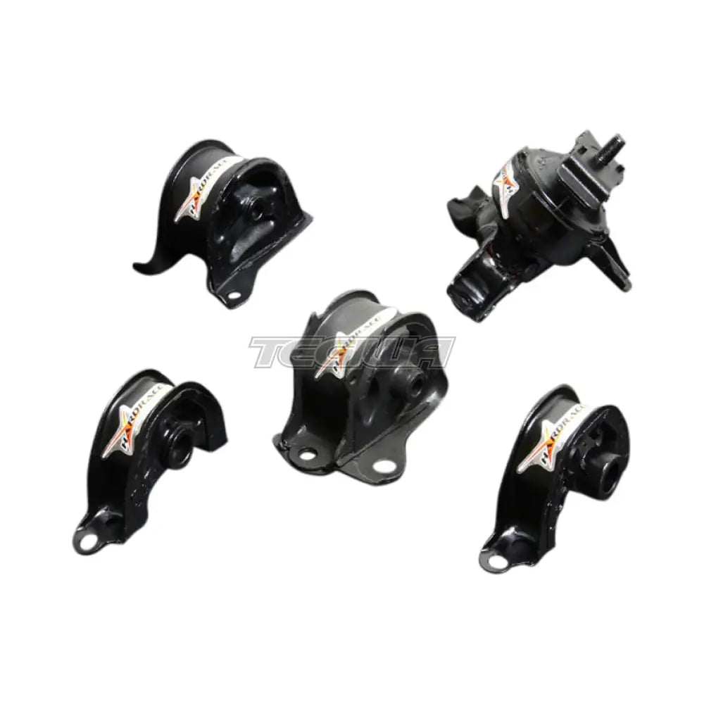 Hardrace Street Series Hardened Engine Mount 5Pc Set Honda Civic EK 96-00