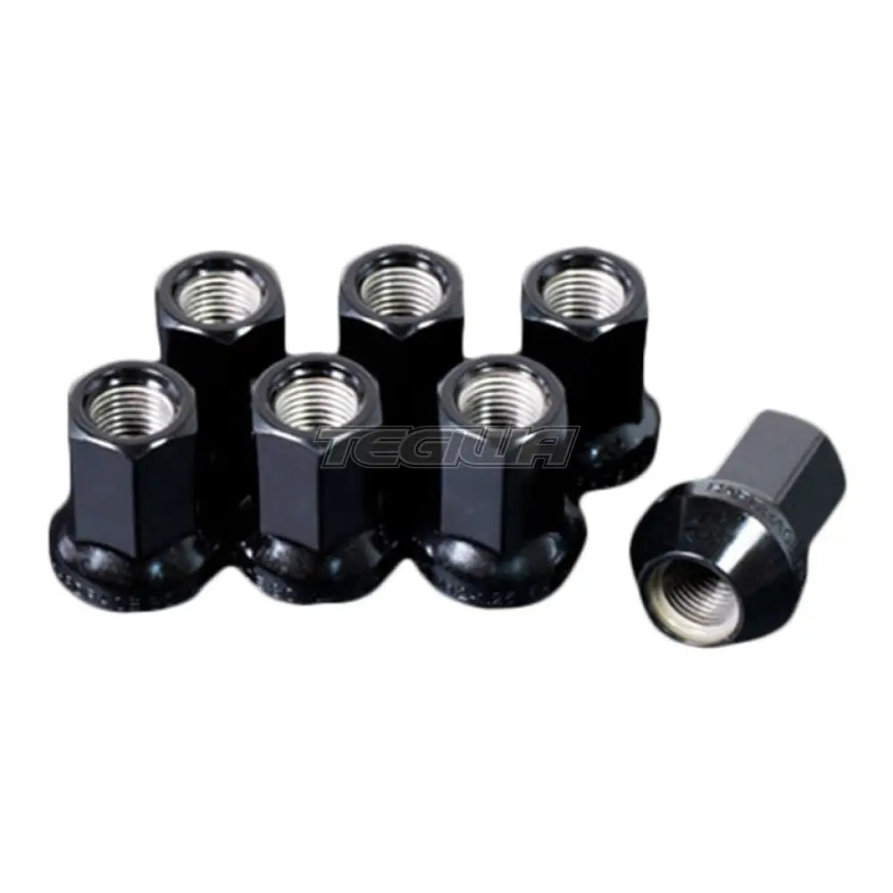 Hardrace Wheel Lug Nuts - M12 X 1.25 Length: 35mm Open-End Type 60° Conical Seat 20Pcs/Set