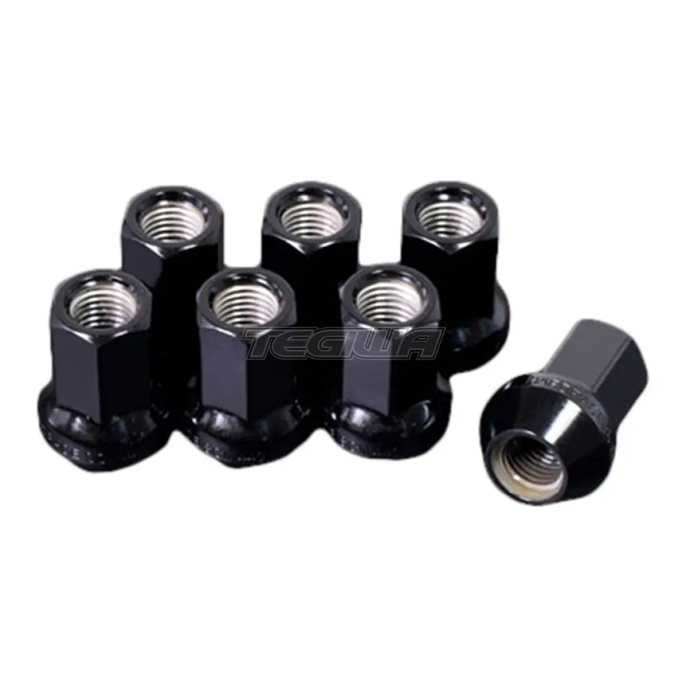 Hardrace Wheel Lug Nuts - M12 X 1.5 Length: 35mm Open-End Type 60° Conical Seat 20Pcs/Set