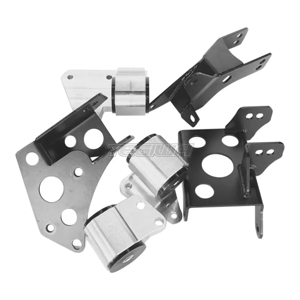 Hasport Engine Mount Kit K-Series Engine/K24 Honda Accord trans into Honda Civic EK 96-00 With Civic EG 92-95 front subframe/suspension