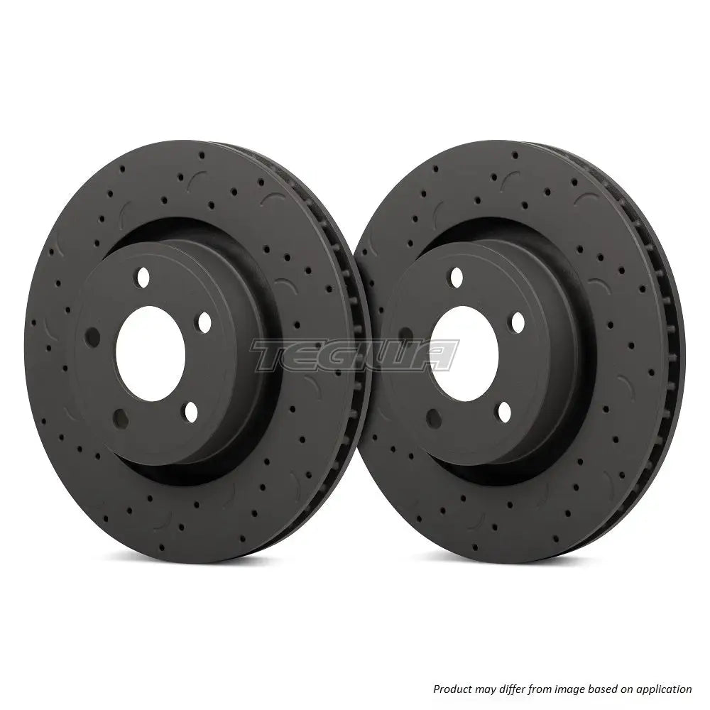 HAWK Performance Talon Slotted & Drilled Brake Discs Front - HTC4023