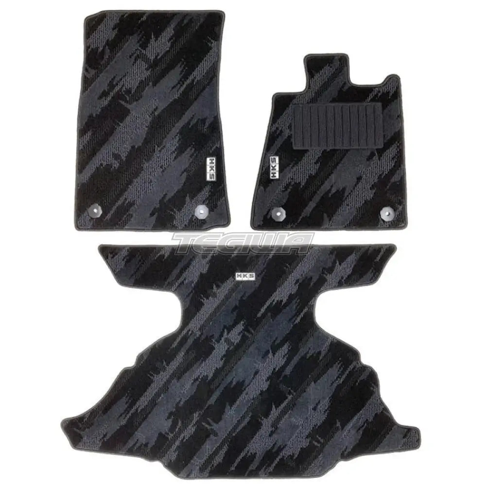 Hks Monotone Oil Splash Full Interior Mat Set Nissan Skyline R34 Mats