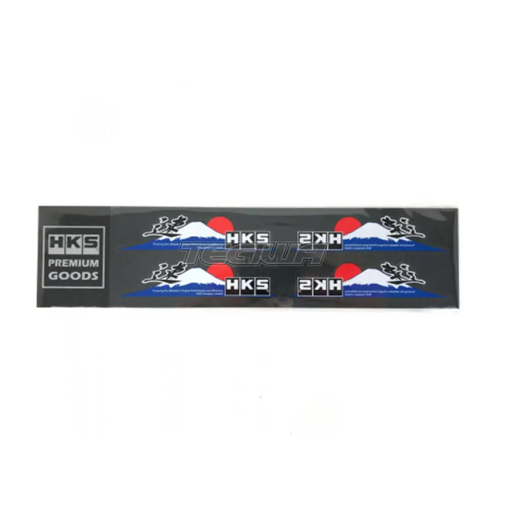 Hks Premium Goods Mount Fuji Speed Sticker 4Pc Decals & Stickers