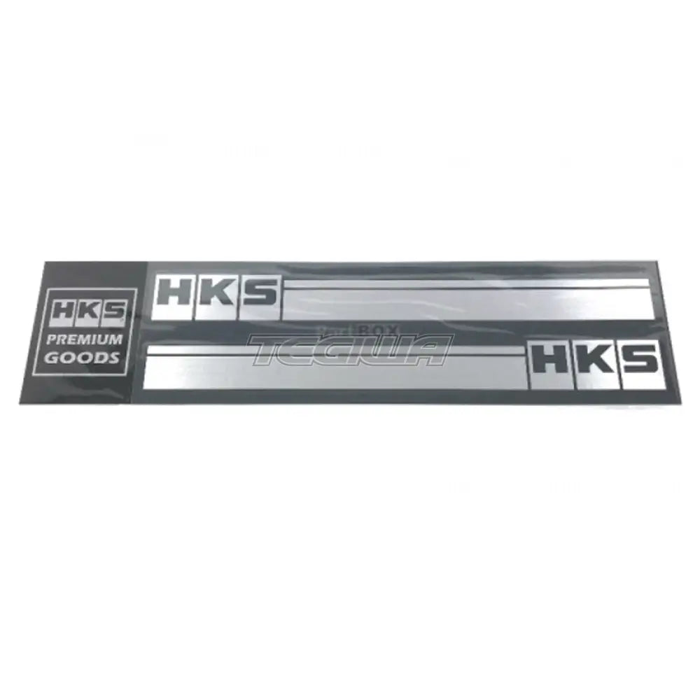 Hks Premium Goods Sticker Stripe Silver Decals & Stickers