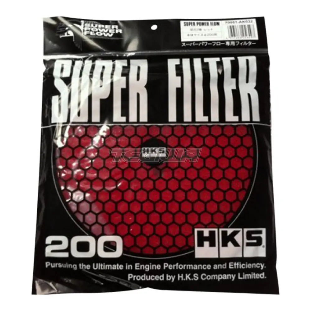 Hks Super Power Flow 200Mm Red Filter Air Filters